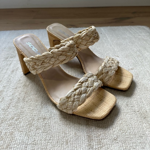 Raffia Heel - Soda - Size 9 - Picture 3 of 6
